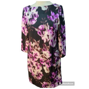 Size 10 Jessica Howard floral purple dress #1
